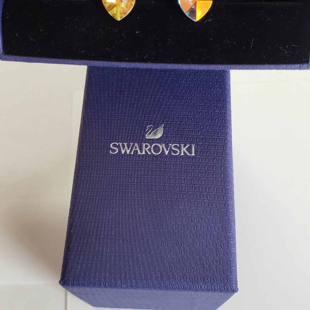 NEW! Swarovski Heart Dangle Drop Earrings - Mother's Day Anniversary Gift - Picture 16 of 16